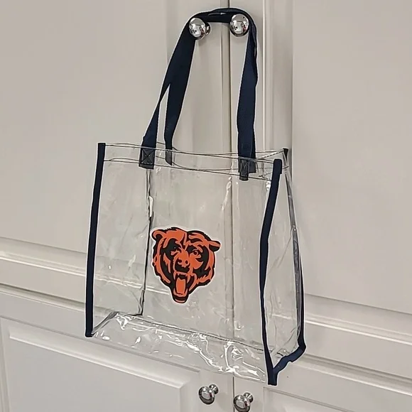 Chicago Bears Clear Tote Bag - Picture 3 of 9